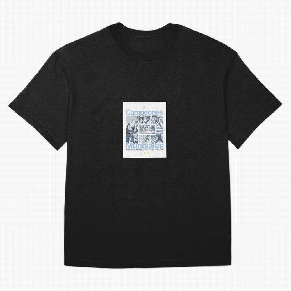 Argentina Qatar 2022 Oversized T-Shirt Carry the Dream of FIFA World Cup 2026 Spirit, Capturing England, Messi and Cristiano Ronaldo, Fan Favorite Moments, National Team Passion, Big Match Drama and Soccer History; Great for Watch Parties, Sports