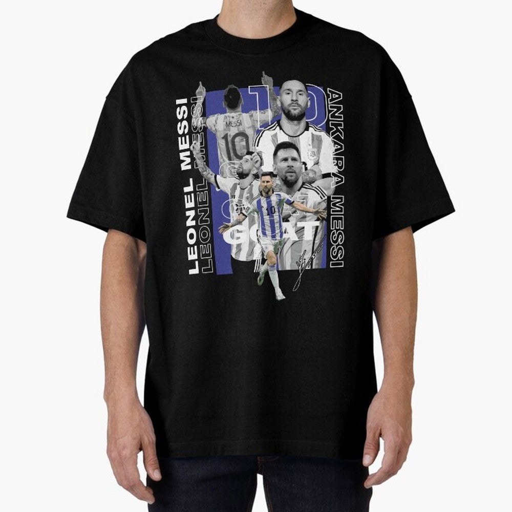 Ankara Messi 10 Design Essential T-Shirt Celebrate Golden Goal Energy in FIFA World Cup 2026 Group Stage Centered on Messi, CR7 and Mbappe, France and Portugal Energy, Retro Football Energy, Iconic Rivalries, Trophy Chase Drama and Stadium