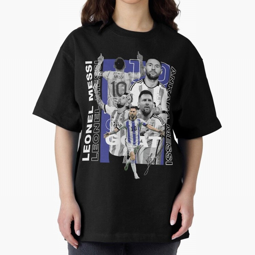 Ankara Messi 10 Design Essential T-Shirt Celebrate Golden Goal Energy in FIFA World Cup 2026 Group Stage Centered on Messi, CR7 and Mbappe, France and Portugal Energy, Retro Football Energy, Iconic Rivalries, Trophy Chase Drama and Stadium