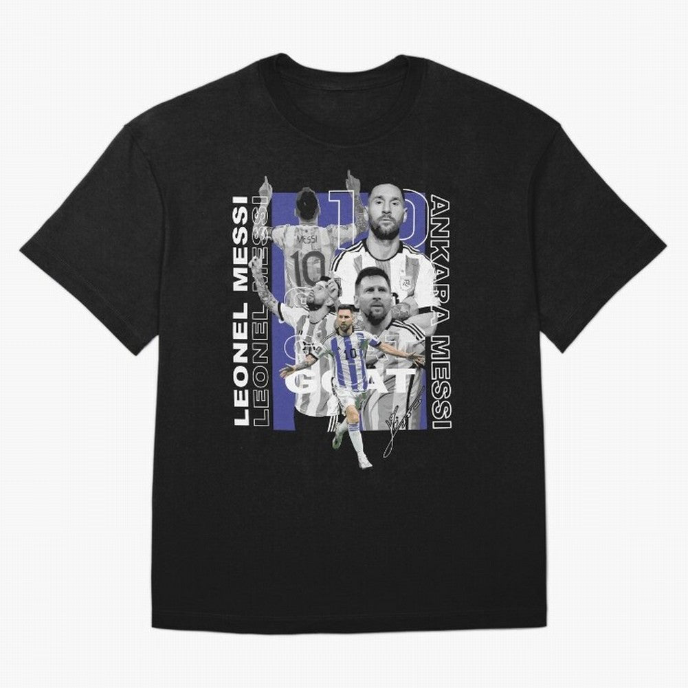 Ankara Messi 10 Design Essential T-Shirt Celebrate Golden Goal Energy in FIFA World Cup 2026 Group Stage Centered on Messi, CR7 and Mbappe, France and Portugal Energy, Retro Football Energy, Iconic Rivalries, Trophy Chase Drama and Stadium