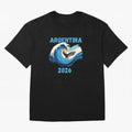 Camiseta y Calcoman¨ªa Argentina - Dise?o Bandera Albiceleste para Hinchas. Oversized T-Shirt Represent FIFA World Cup 2026 USA Canada Mexico for Fans of CR7 and France and Portugal, Bringing Football Passion, Legendary Performances, Festival Vibes