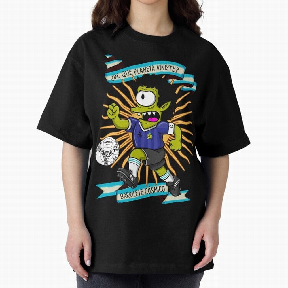 WHAT PLANET DID YOU COME FROM? Oversized T-Shirt Show Up for the Glory of FIFA World Cup 2026 for Fans of Mbappe and Portugal, Spain and Germany, Bringing Supporter Pride, Iconic Celebrations, Legendary Names and Global Match Day Energy; Created
