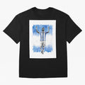 Messi Argentina Football Drawing Oversized T-Shirt Join Supporters Worldwide for FIFA World Cup 2026 Filled with Messi and Cristiano Ronaldo, England, France and Netherlands Energy, Retro Football Energy, Iconic Rivalries, Trophy Chase Drama and
