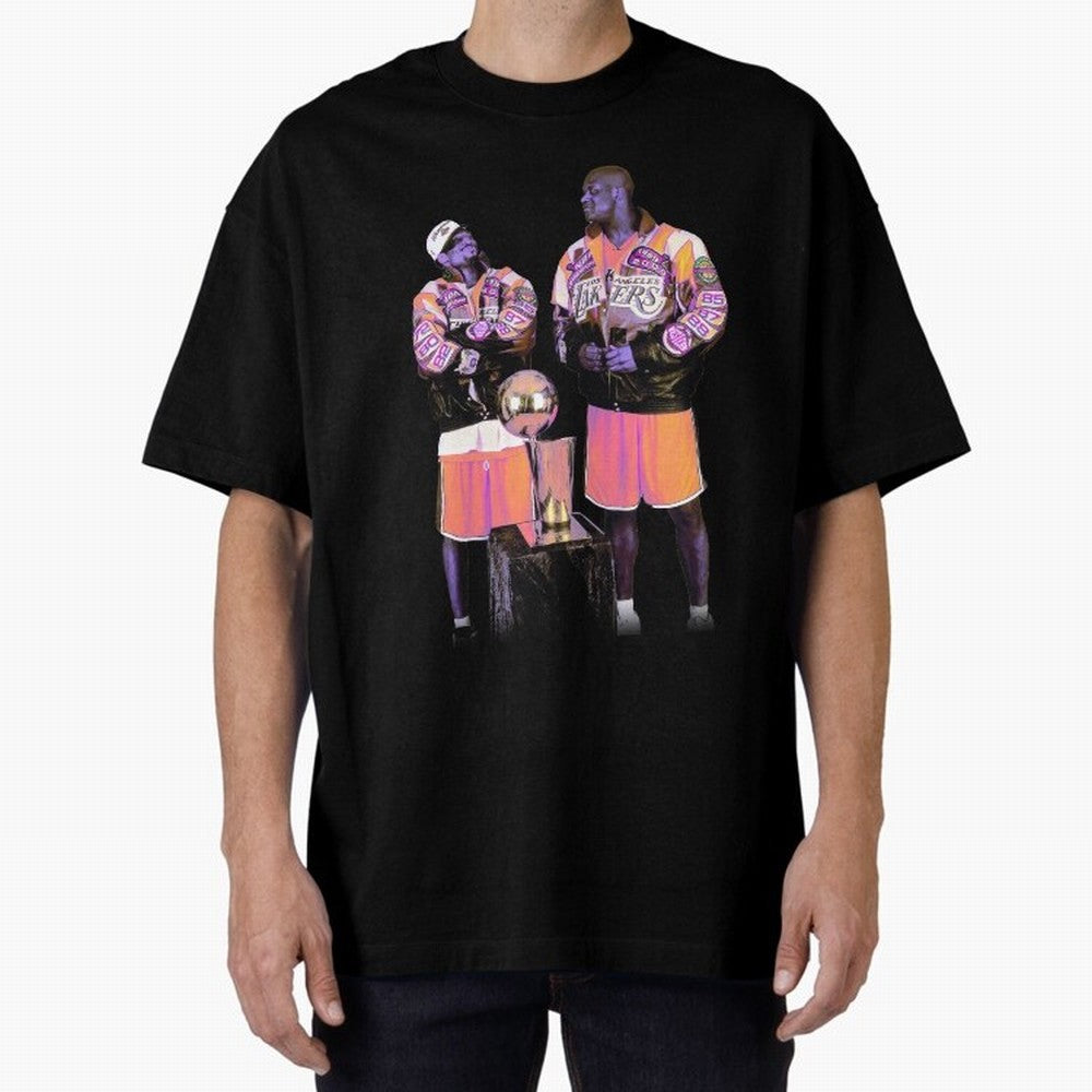 kobe Shaq Oversized T-Shirt Oversized T-Shirt Capture Stadium Memories from Match Day Hype around FIFA World Cup 2026 Group Stage, Messi, CR7 and Mbappe, Germany, Global Supporter Spirit, Legendary Goals, National Colors and Tournament Celebration;