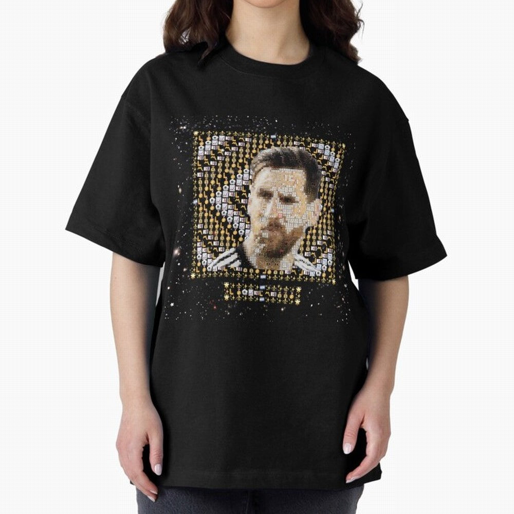 Goat Emojified Messi-Inspired Visual Tribute Classic T-Shirt Get Ready for FIFA World Cup 2026 Group Stage for Fans of Mbappe and Portugal, Bringing Football History, Final Match Energy, Crowd Noise and Once in a Lifetime Moments; Great for