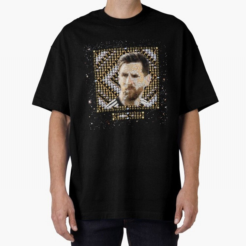 Goat Emojified Messi-Inspired Visual Tribute Classic T-Shirt Get Ready for FIFA World Cup 2026 Group Stage for Fans of Mbappe and Portugal, Bringing Football History, Final Match Energy, Crowd Noise and Once in a Lifetime Moments; Great for