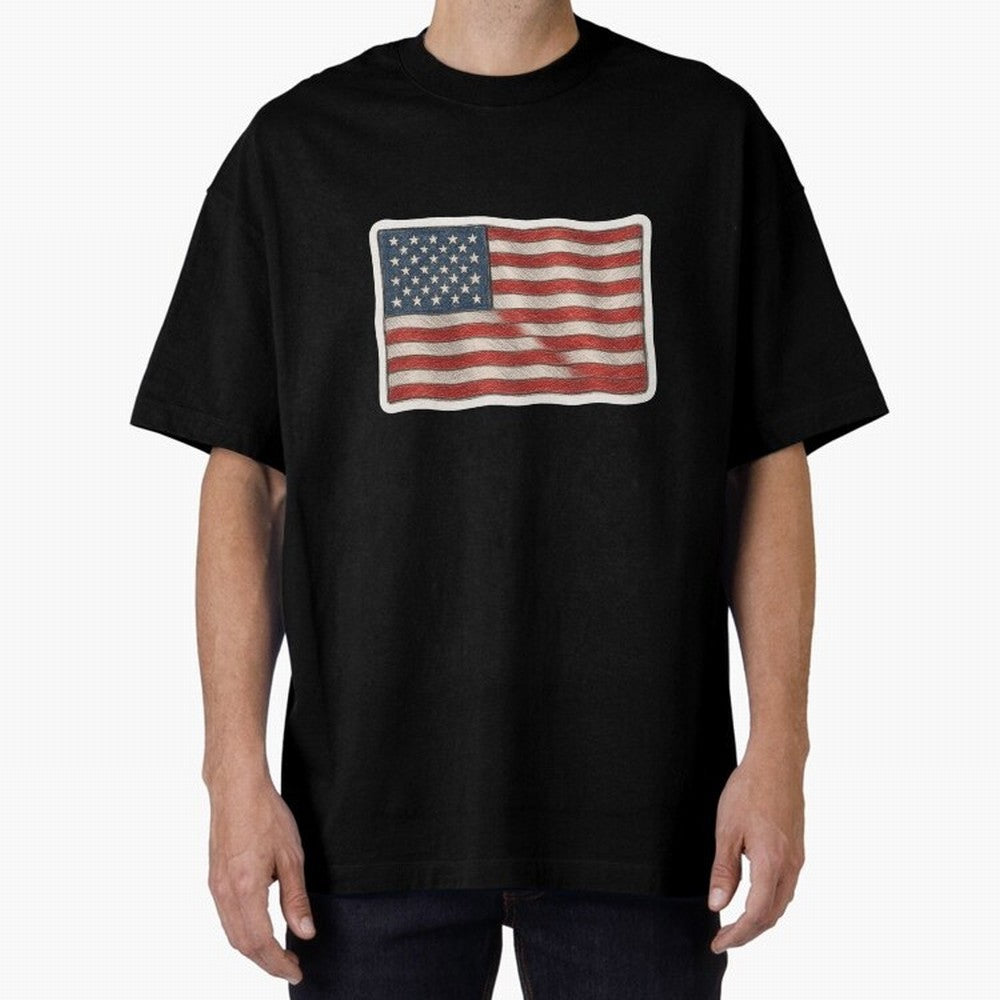 United States Flag USA Patriotic Stars and Stripes Art Classic T-Shirt Create Match Day Hype around FIFA World Cup 2026 Group Stage, Neymar, Brazil, Portugal and Argentina, Retro Football Energy, Iconic Rivalries, Trophy Chase Drama and Stadium