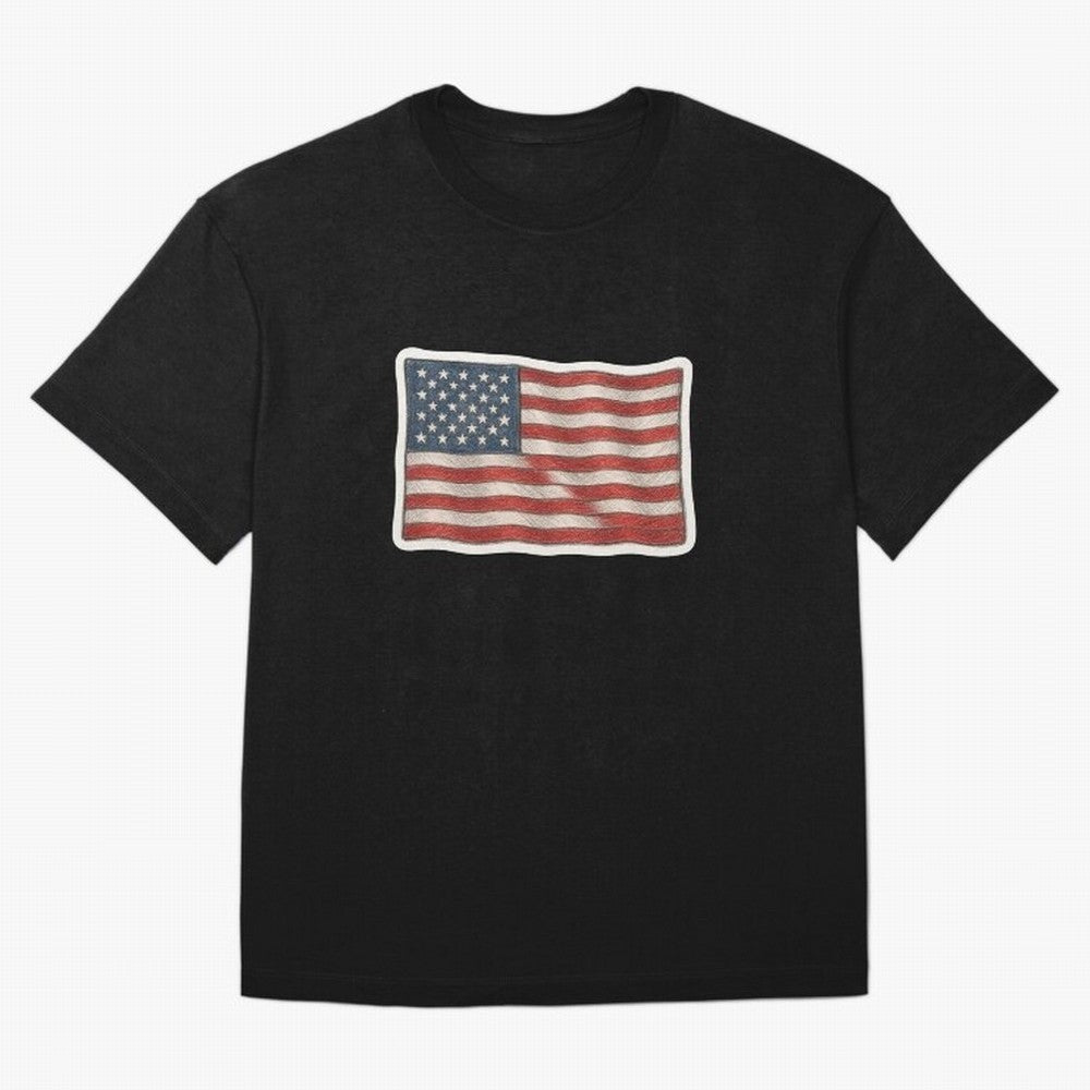 United States Flag USA Patriotic Stars and Stripes Art Classic T-Shirt Create Match Day Hype around FIFA World Cup 2026 Group Stage, Neymar, Brazil, Portugal and Argentina, Retro Football Energy, Iconic Rivalries, Trophy Chase Drama and Stadium