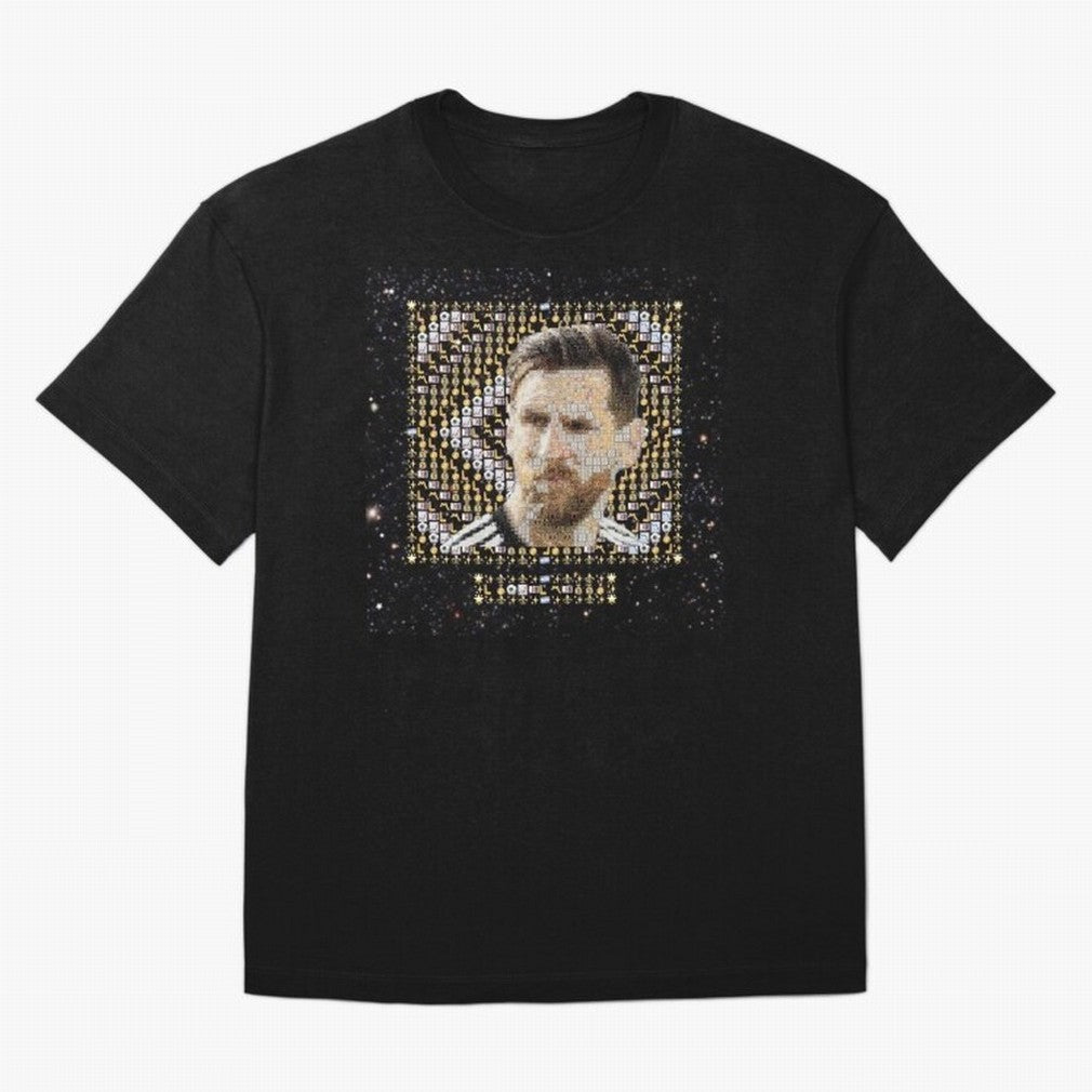 GOAT Emojified ¨C Messi-Inspired Visual Tribute | Legendary Football Grid Art | Iconic Symbolism in Emoji Form Oversized T-Shirt Show Championship Spirit for FIFA World Cup 2026 Spirit, Connected to Argentina and Brazil, Messi and Cristiano