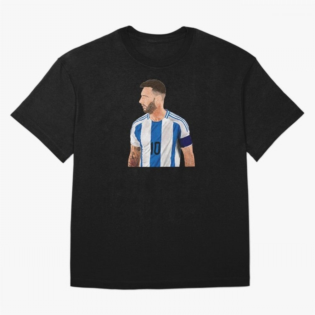 Messi em pintura digital Classic T-Shirt Bring World Football Passion into FIFA World Cup 2026 Filled with Neymar, Spain and Netherlands Energy, Tournament Hype, Historic Matchups, Family Viewing Parties and Global Sports Pride; Great for Watch