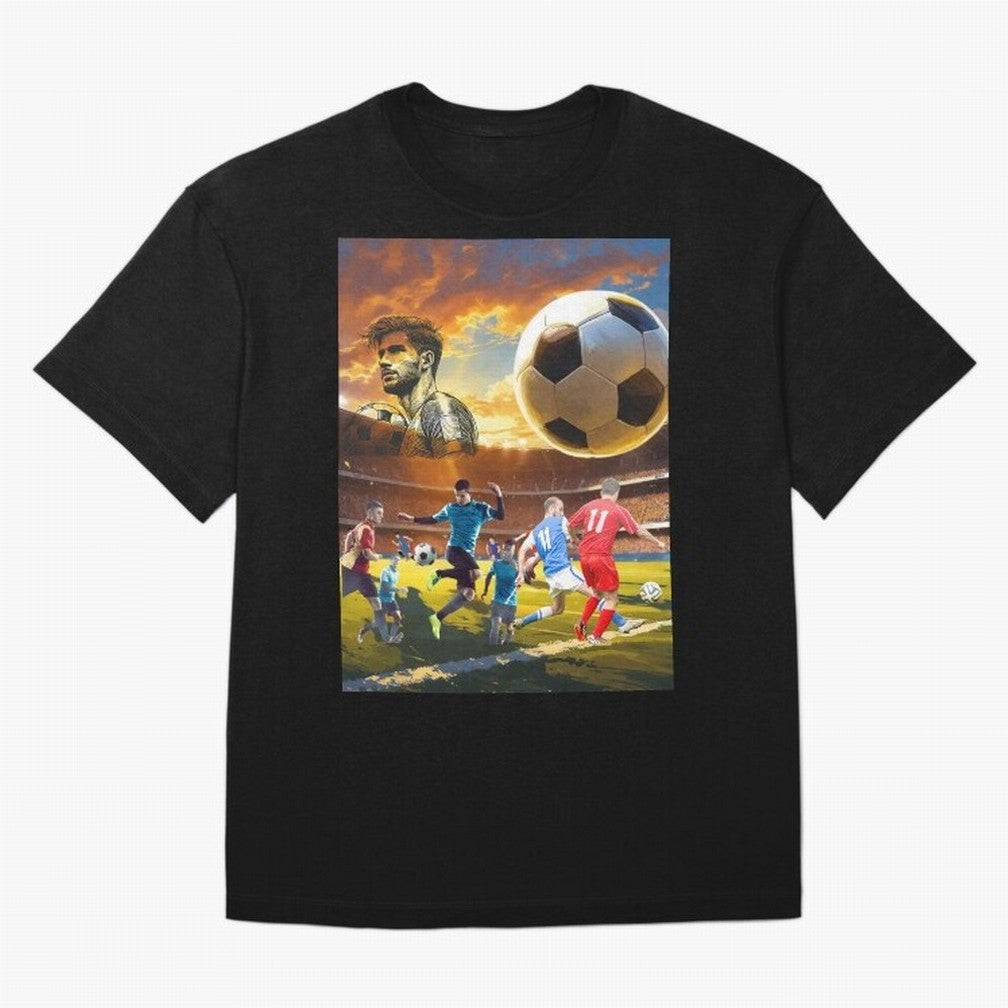 Soccer design Classic T-Shirt Celebrate the Next Chapter of Match Day Hype around FIFA World Cup 2026, Cristiano Ronaldo, Haaland and CR7, Portugal, Championship Spirit, Famous Goals, Roaring Crowds and International Football Unity; Great for Watch