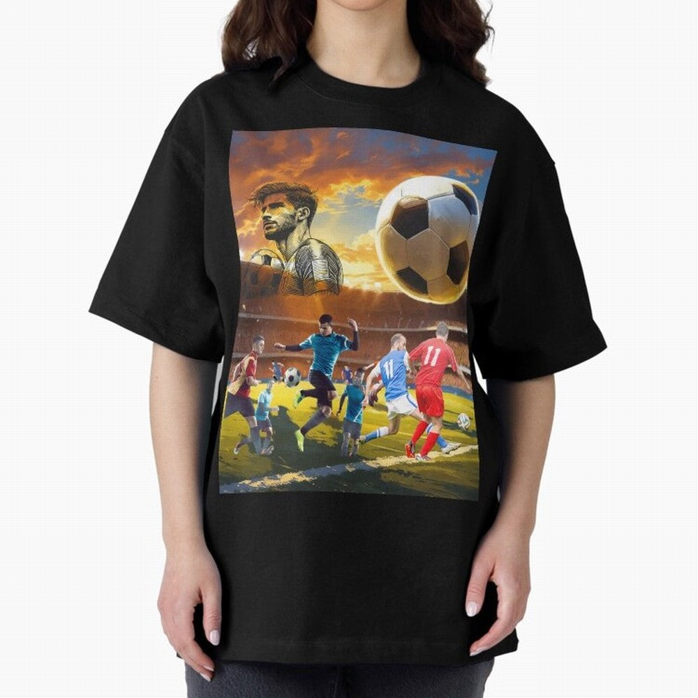 Soccer design Classic T-Shirt Celebrate the Next Chapter of Match Day Hype around FIFA World Cup 2026, Cristiano Ronaldo, Haaland and CR7, Portugal, Championship Spirit, Famous Goals, Roaring Crowds and International Football Unity; Great for Watch