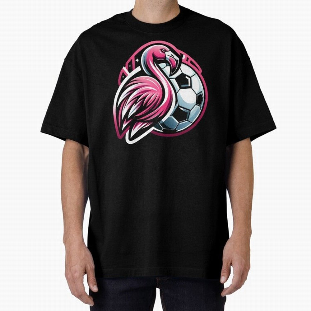 Flamingo & Soccer Fusion Classic T-Shirt Show Your Tournament Heart for FIFA World Cup 2026 USA Canada Mexico Spirit, Highlighting Spain, Mbappe, Fan Favorite Moments, National Team Passion, Big Match Drama and Soccer History; Perfect for Fans,