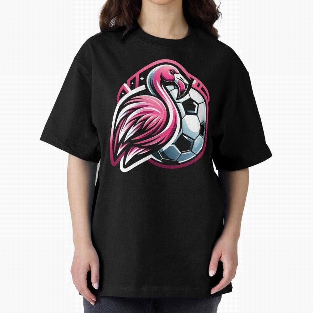 Flamingo & Soccer Fusion Classic T-Shirt Show Your Tournament Heart for FIFA World Cup 2026 USA Canada Mexico Spirit, Highlighting Spain, Mbappe, Fan Favorite Moments, National Team Passion, Big Match Drama and Soccer History; Perfect for Fans,