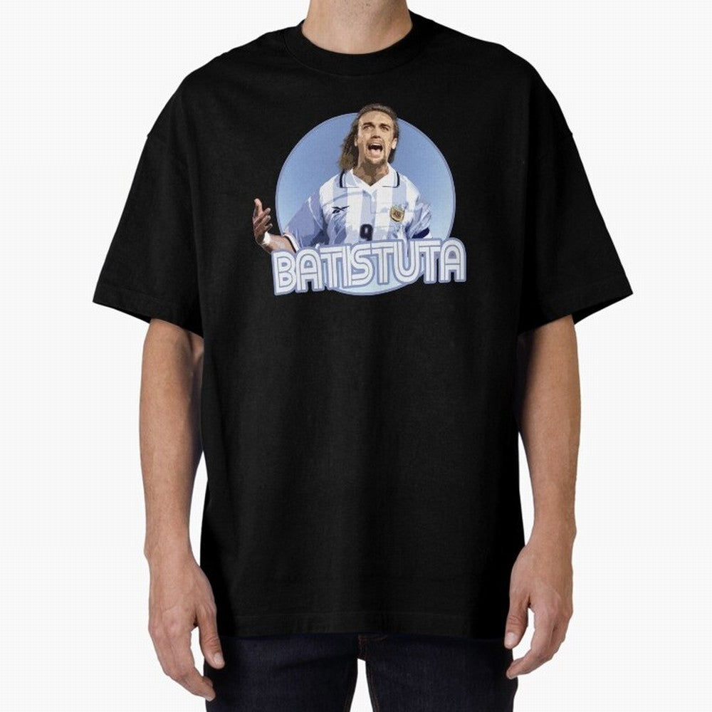 Batistuta - Classic T Shirt Classic T-Shirt Mark FIFA World Cup 2026 Spirit, Celebrating England, France and Netherlands, Messi, CR7 and Mbappe, Goal Celebration Energy, Supporter Heritage, Football Icons and Worldwide Tournament Joy; Perfect for