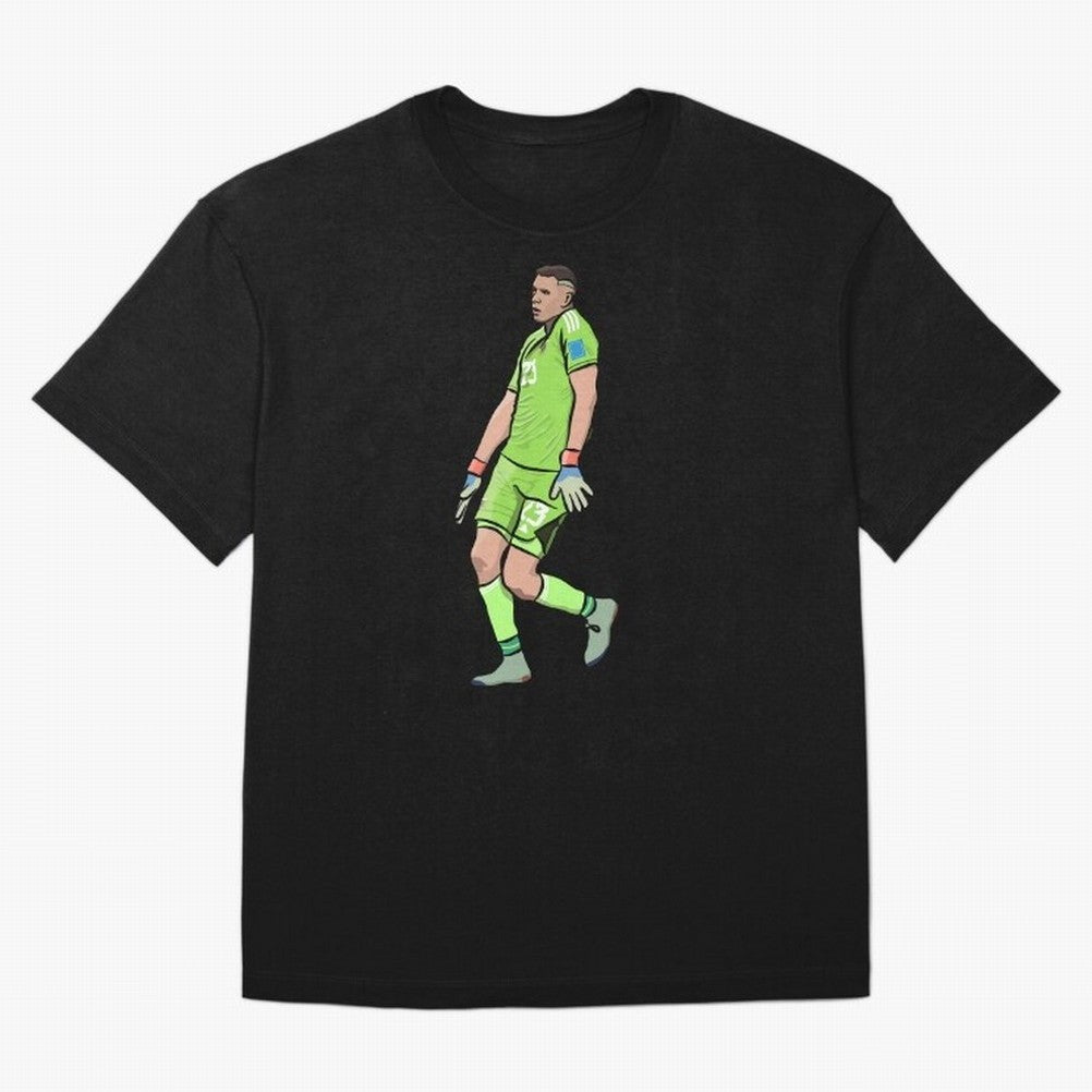 Emi Dibu Martinez Dance Celebration Classic T-Shirt Celebrate the Biggest Stage of the FIFA World Cup 2026 Group Stage Journey through Neymar Highlights, England and Germany Pride, Sports Nostalgia, International Competition, Famous Players and