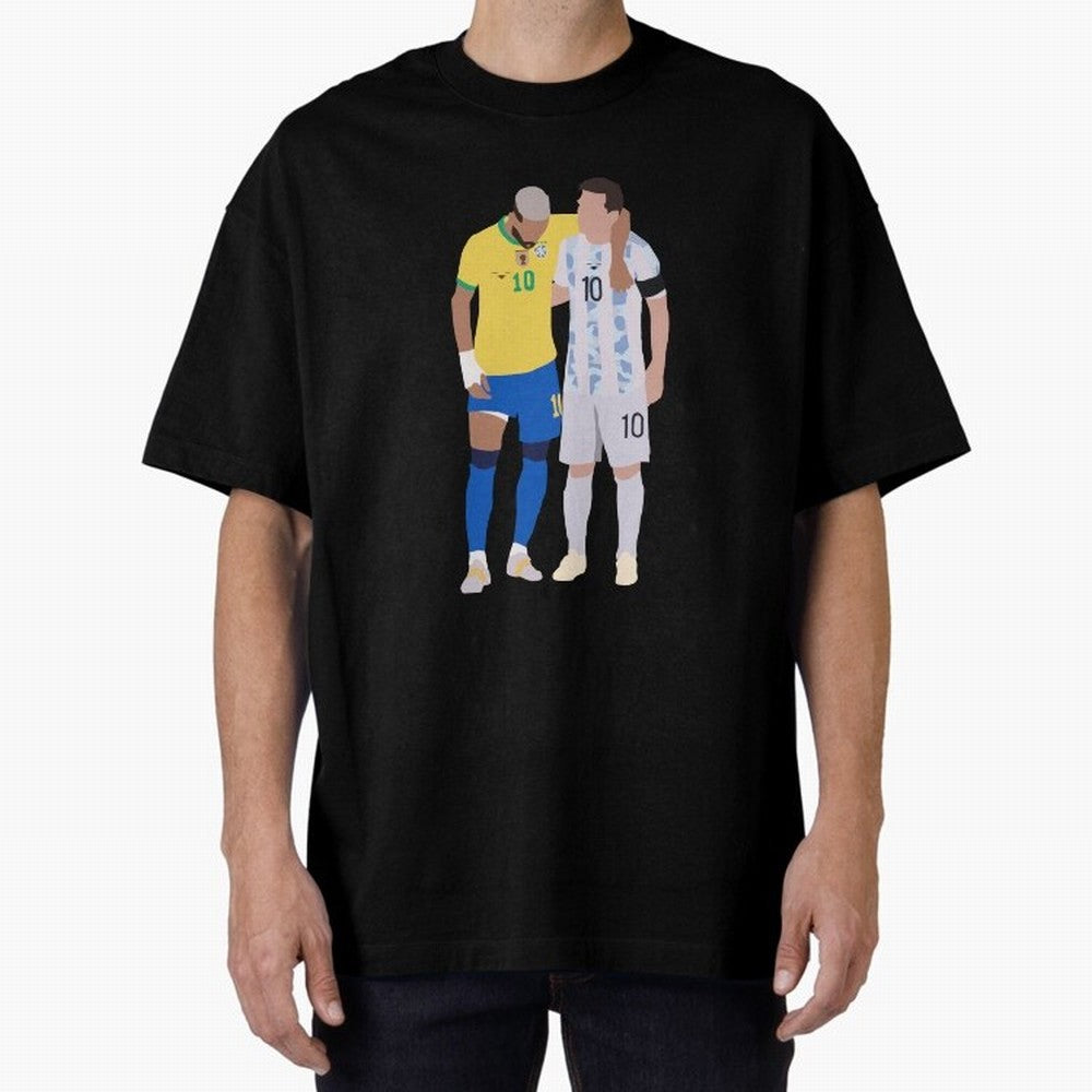 Messi and Neymar Copa America Friends Classic T-Shirt Turn Every Weekend Toward FIFA World Cup 2026 Made for Mbappe, Argentina and Brazil Energy, Match Day Excitement, Supporter Culture, Golden Goals and Global Football Passion; Ideal for