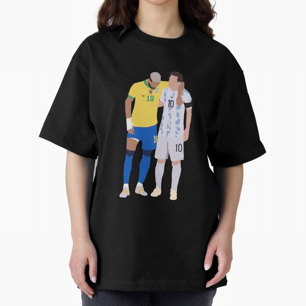 Messi and Neymar Copa America Friends Classic T-Shirt Turn Every Weekend Toward FIFA World Cup 2026 Made for Mbappe, Argentina and Brazil Energy, Match Day Excitement, Supporter Culture, Golden Goals and Global Football Passion; Ideal for