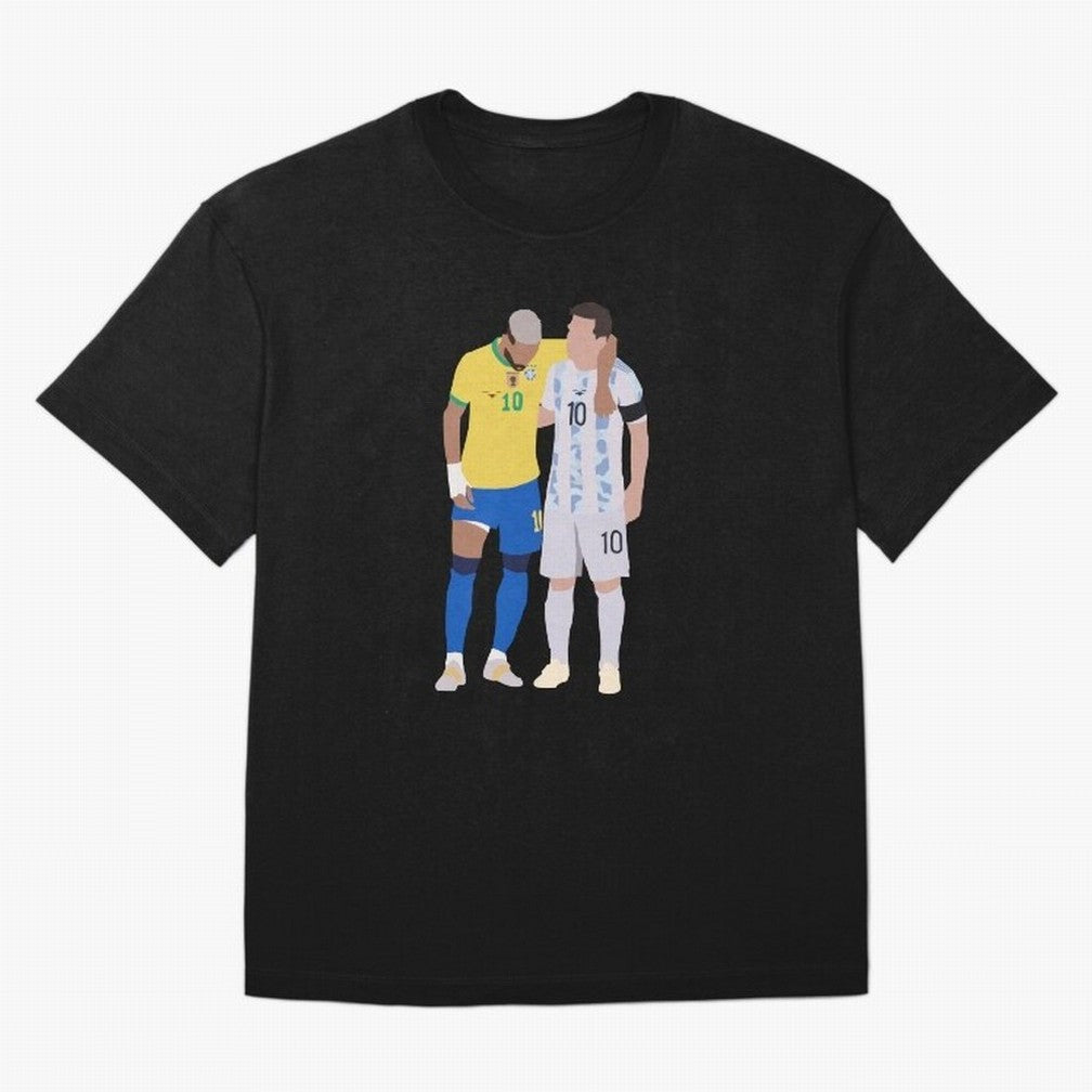 Messi and Neymar Copa America Friends Classic T-Shirt Turn Every Weekend Toward FIFA World Cup 2026 Made for Mbappe, Argentina and Brazil Energy, Match Day Excitement, Supporter Culture, Golden Goals and Global Football Passion; Ideal for