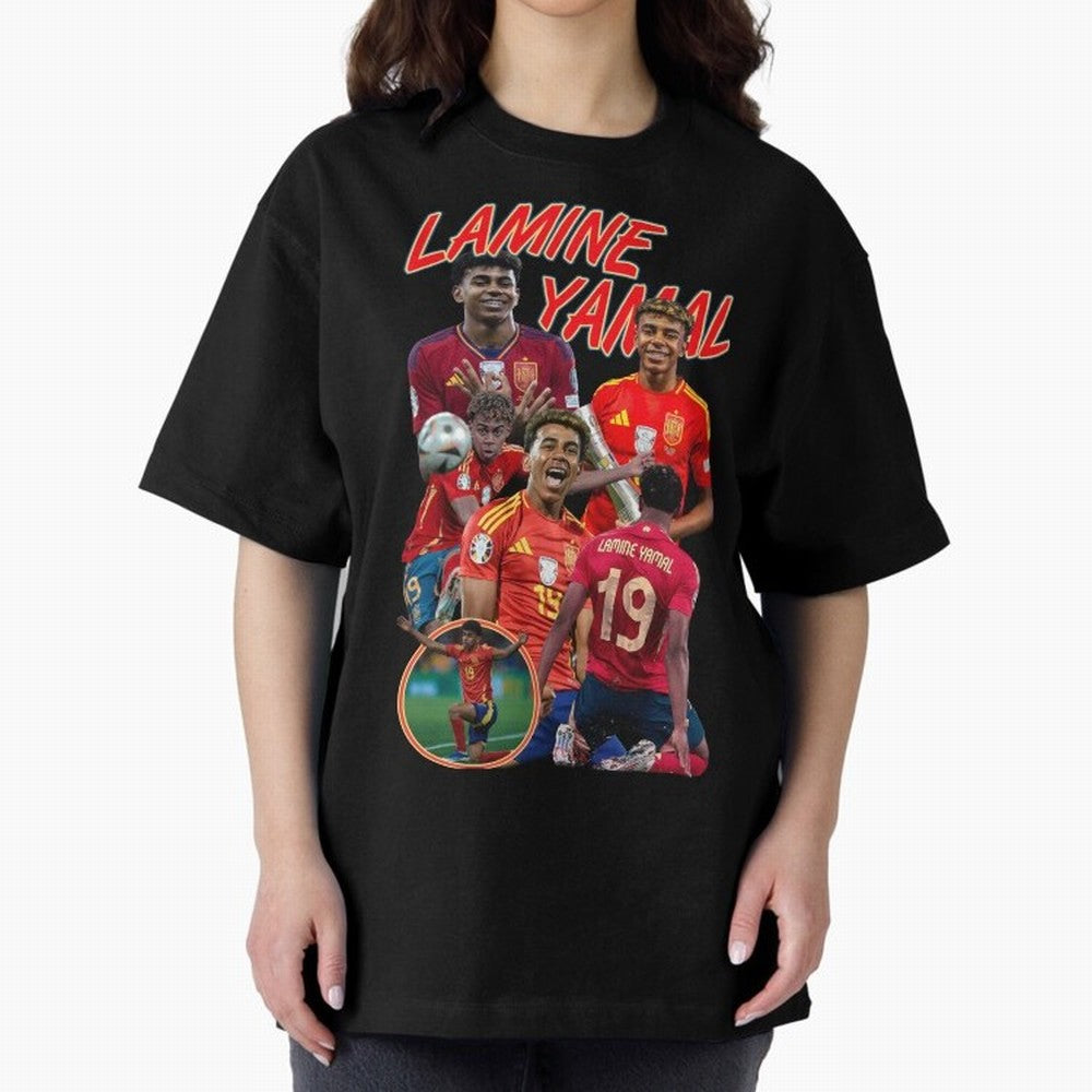 Lamine Yamal - Wonderkid Classic T-Shirt Support Iconic Players in Match Day Hype around FIFA World Cup 2026, Neymar, Argentina, Worldwide Fan Energy, Dramatic Goals, Stadium Lights and Championship Celebrations; Ideal for Passionate Fans Who Love