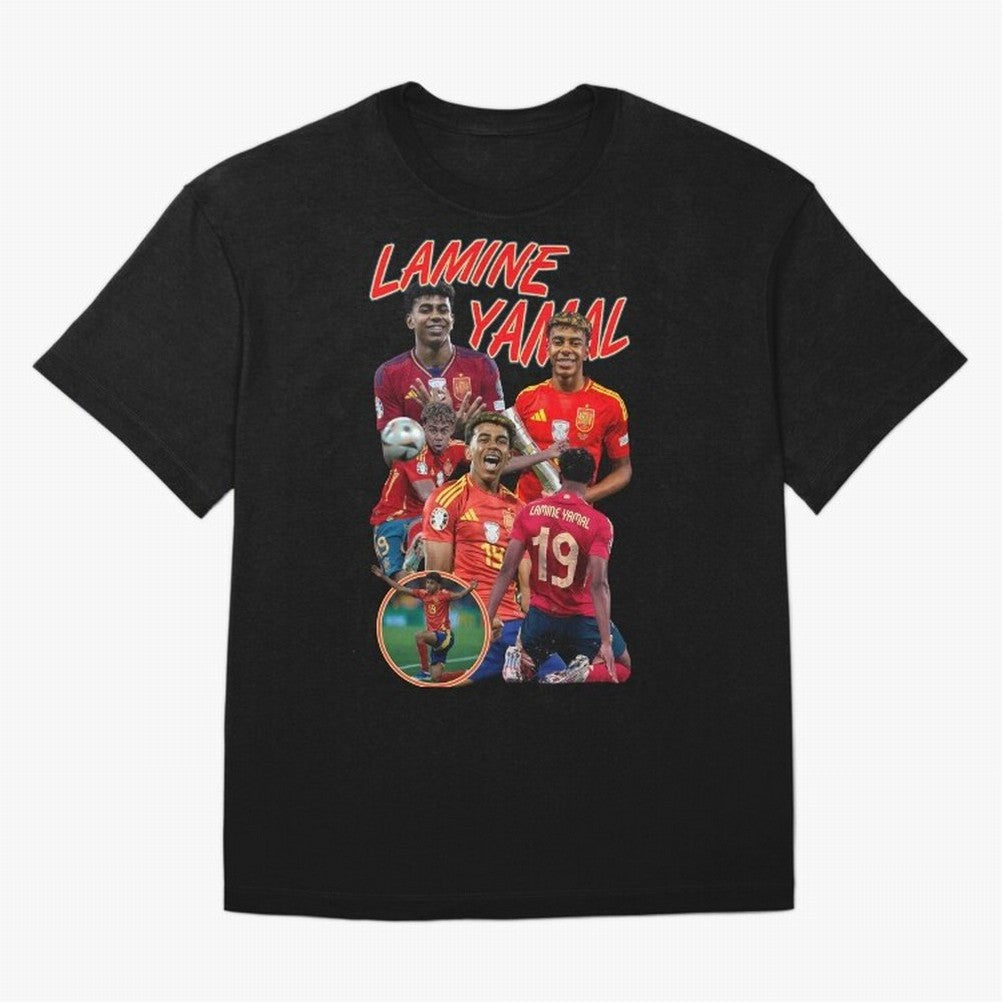 Lamine Yamal - Wonderkid Classic T-Shirt Support Iconic Players in Match Day Hype around FIFA World Cup 2026, Neymar, Argentina, Worldwide Fan Energy, Dramatic Goals, Stadium Lights and Championship Celebrations; Ideal for Passionate Fans Who Love