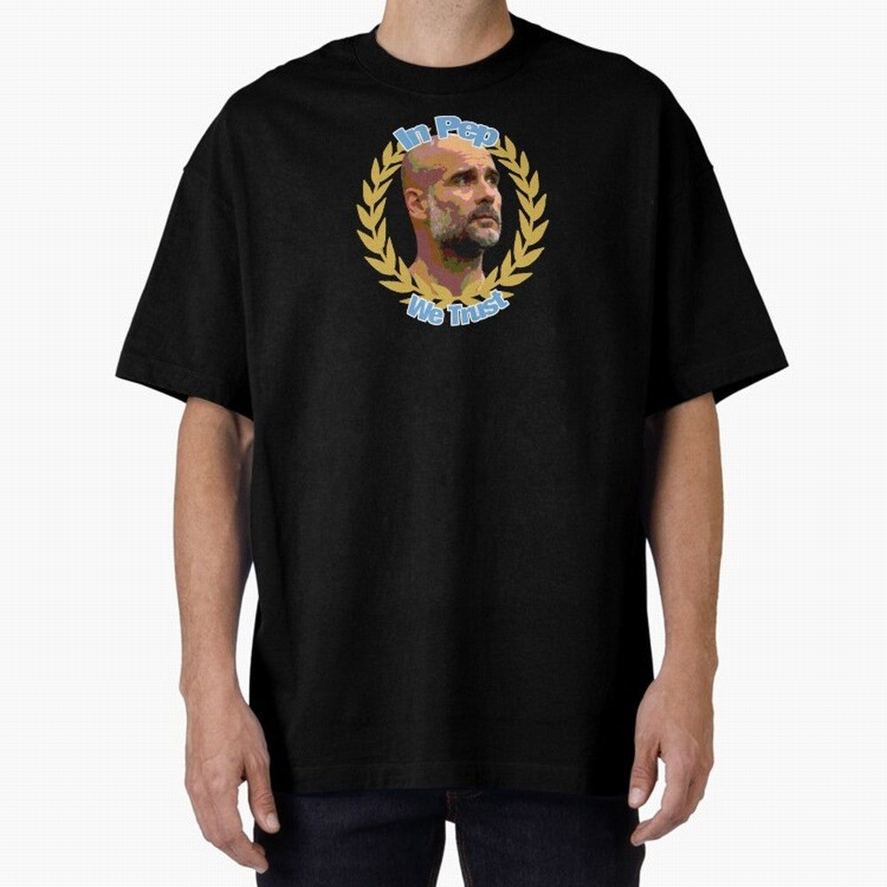 Manchester City - In Pep We Trust Classic T-Shirt Fuel Your Fan Pride for Match Day Hype around FIFA World Cup 2026 USA Canada Mexico, Cristiano Ronaldo, England and Germany, Stadium Memories, Football Loyalty, International Chants and Championship