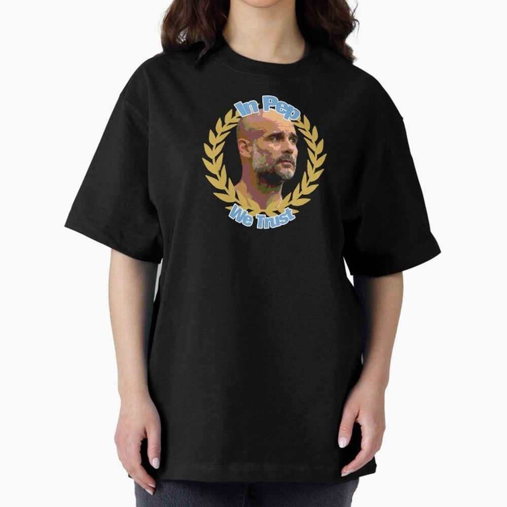 Manchester City - In Pep We Trust Classic T-Shirt Fuel Your Fan Pride for Match Day Hype around FIFA World Cup 2026 USA Canada Mexico, Cristiano Ronaldo, England and Germany, Stadium Memories, Football Loyalty, International Chants and Championship