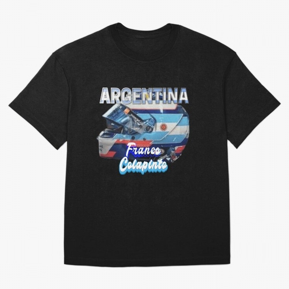 5306 Colapinto Helmet Argentina Oversized T-Shirt Refresh Match Day Hype around FIFA World Cup 2026 Group Stage, Neymar, England, France and Netherlands, Football Festival Excitement, Trophy Ambitions, Country Rivalries and Star Player Buzz;
