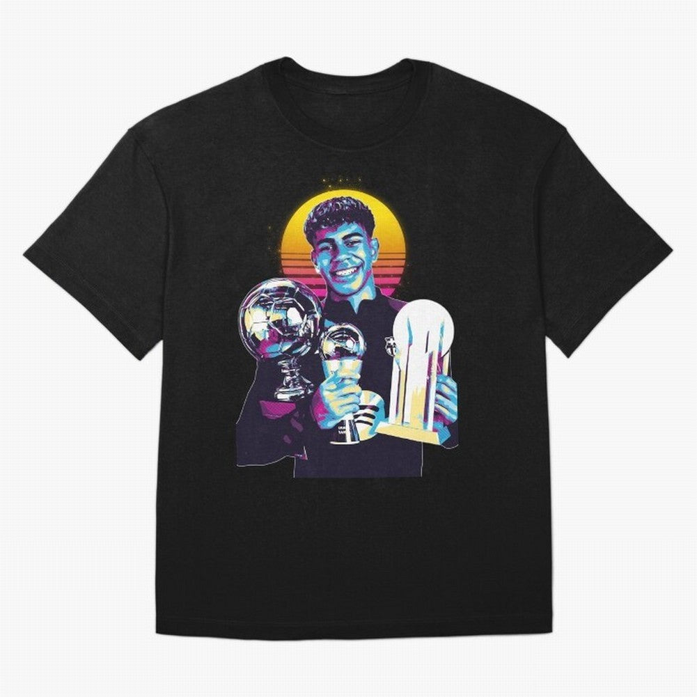 Lamine Yamal young player Classic T-Shirt Relive FIFA World Cup 2026 Connected to Messi, CR7 and Mbappe, France and Portugal Energy, Champion Mindset, Group Stage Buzz, Knockout Tension and Passionate Fan Culture; Ideal for Football Dads, Football