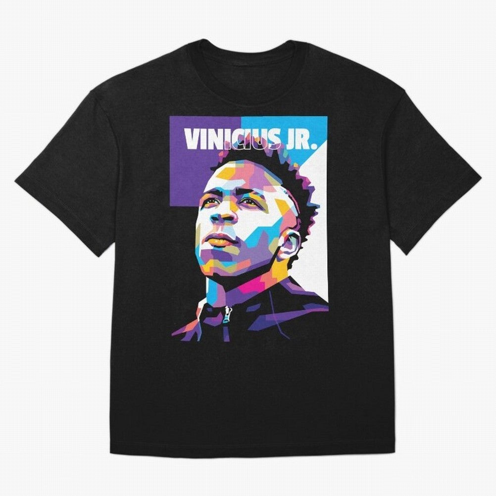 Vinicius Jr. in WPAP Style Essential T-Shirt Remember FIFA World Cup 2026 Connected to Mbappe and Neymar, England and Germany Energy, Stadium Memories, Football Loyalty, International Chants and Championship Tradition; Perfect for Supporters Who