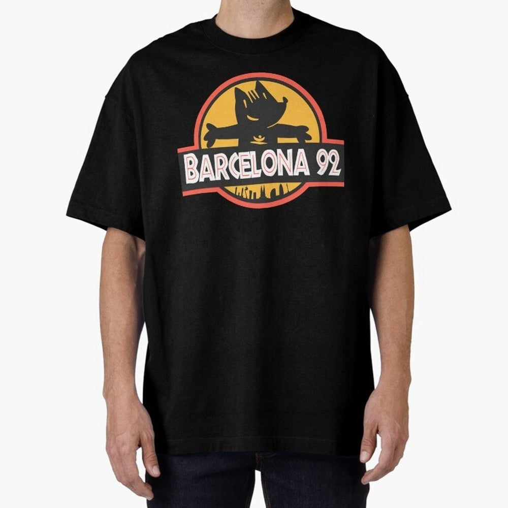Barcelona 92 Classic T-Shirt Capture FIFA World Cup 2026 Group Stage Filled with CR7 and Messi, Argentina and Brazil Energy, Retro Football Energy, Iconic Rivalries, Trophy Chase Drama and Stadium Atmosphere; Perfect for Supporters Who Want Bold
