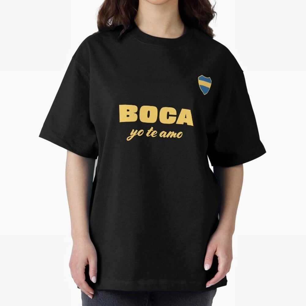 BOCA JUNIORS I LOVE YOU Fitted V-Neck T-Shirt Follow the Road to FIFA World Cup 2026 Group Stage Inspired by Haaland, Brazil, Portugal and Argentina Energy, Stadium Chants, National Pride, Trophy Dreams and Unforgettable Football Memories; Created