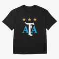 AFA logo - Argentina (light blue, white & gold) Oversized T-Shirt Celebrate the Magic of the FIFA World Cup 2026 Journey through CR7 Highlights, Netherlands Pride, Soccer Culture, Superstar Moments, National Team Dreams and Competitive Fire;