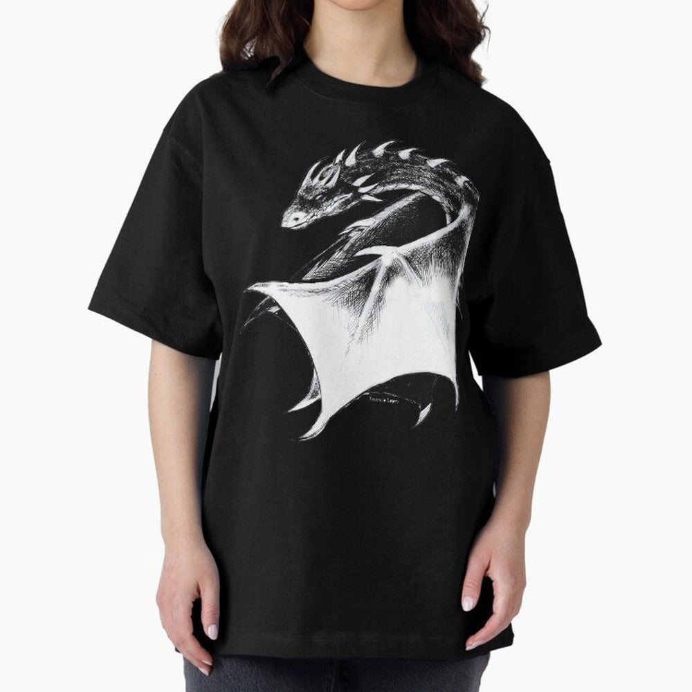 RED DRAGON Oversized T-Shirt Feel the Roar of Match Day Hype around FIFA World Cup 2026 USA Canada Mexico, CR7 and Messi, England, Retro Football Energy, Iconic Rivalries, Trophy Chase Drama and Stadium Atmosphere; Perfect for People Who Love