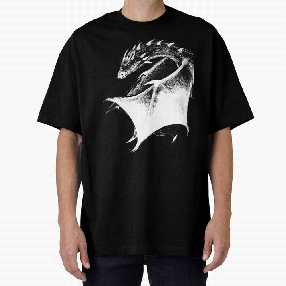 RED DRAGON Oversized T-Shirt Feel the Roar of Match Day Hype around FIFA World Cup 2026 USA Canada Mexico, CR7 and Messi, England, Retro Football Energy, Iconic Rivalries, Trophy Chase Drama and Stadium Atmosphere; Perfect for People Who Love