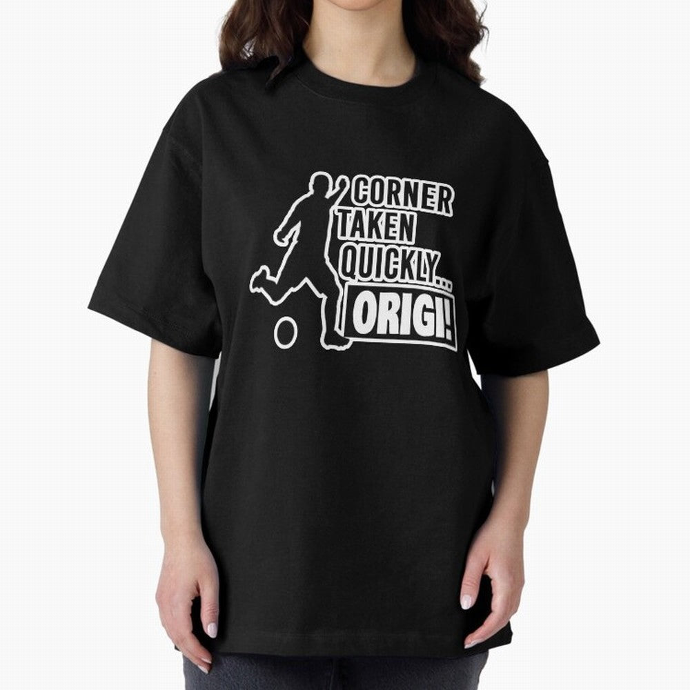 Corner Taken Quickly Origi (Black) Essential T-Shirt Share the Excitement of FIFA World Cup 2026 Group Stage Spirit, Made for Spain, Neymar, Haaland and Cristiano Ronaldo, Vintage Soccer Flavor, Modern Football Stars, National Flags and Final Night