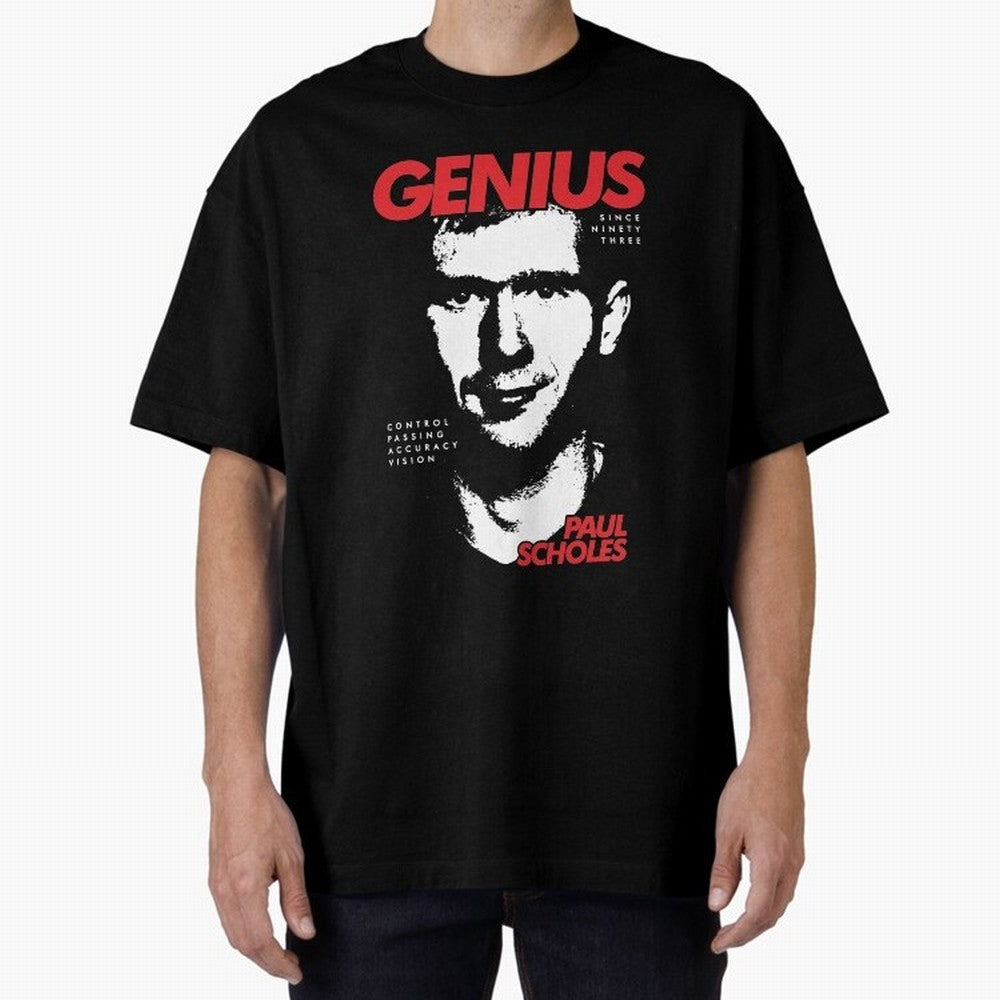 Paul Scholes - Manchester United Legend Oversized T-Shirt Celebrate Global Passion for FIFA World Cup 2026 Group Stage Built around Haaland and Mbappe, Brazil Energy, Football Festival Excitement, Trophy Ambitions, Country Rivalries and Star Player