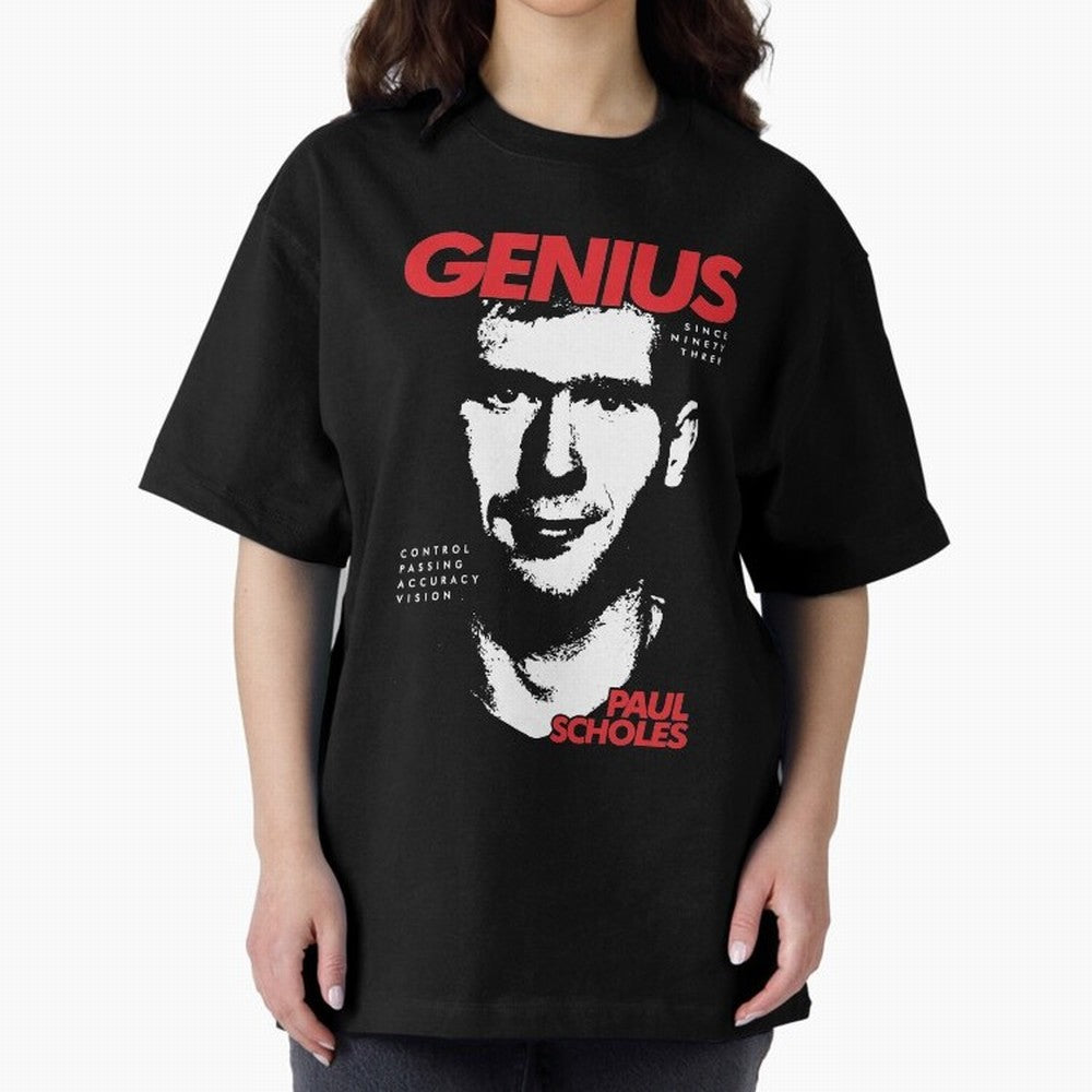 Paul Scholes - Manchester United Legend Oversized T-Shirt Celebrate Global Passion for FIFA World Cup 2026 Group Stage Built around Haaland and Mbappe, Brazil Energy, Football Festival Excitement, Trophy Ambitions, Country Rivalries and Star Player