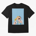 Messi Graphic T-Shirt Carry National Pride through Global Football Passion for FIFA World Cup 2026, Centered on Messi, CR7 and Mbappe, Germany, Retro Football Energy, Iconic Rivalries, Trophy Chase Drama and Stadium Atmosphere; Ideal for Fans Who