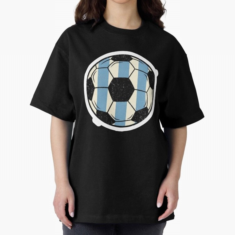 Soccer ball sticker || Buenos Aires Vibes Premium T-Shirt Follow FIFA World Cup 2026 USA Canada Mexico for Fans of Neymar, Haaland and Cristiano Ronaldo and Argentina, Bringing Championship Spirit, Famous Goals, Roaring Crowds and International