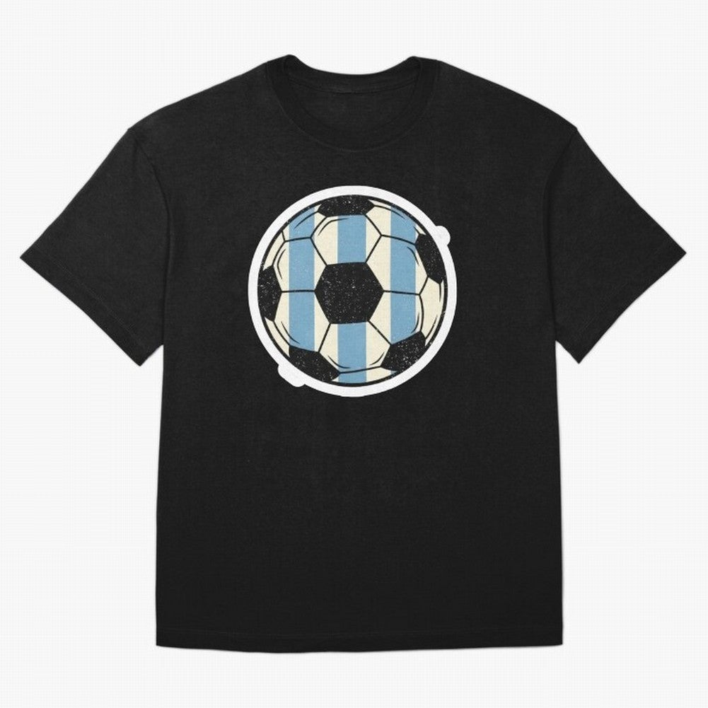 Soccer ball sticker || Buenos Aires Vibes Premium T-Shirt Follow FIFA World Cup 2026 USA Canada Mexico for Fans of Neymar, Haaland and Cristiano Ronaldo and Argentina, Bringing Championship Spirit, Famous Goals, Roaring Crowds and International