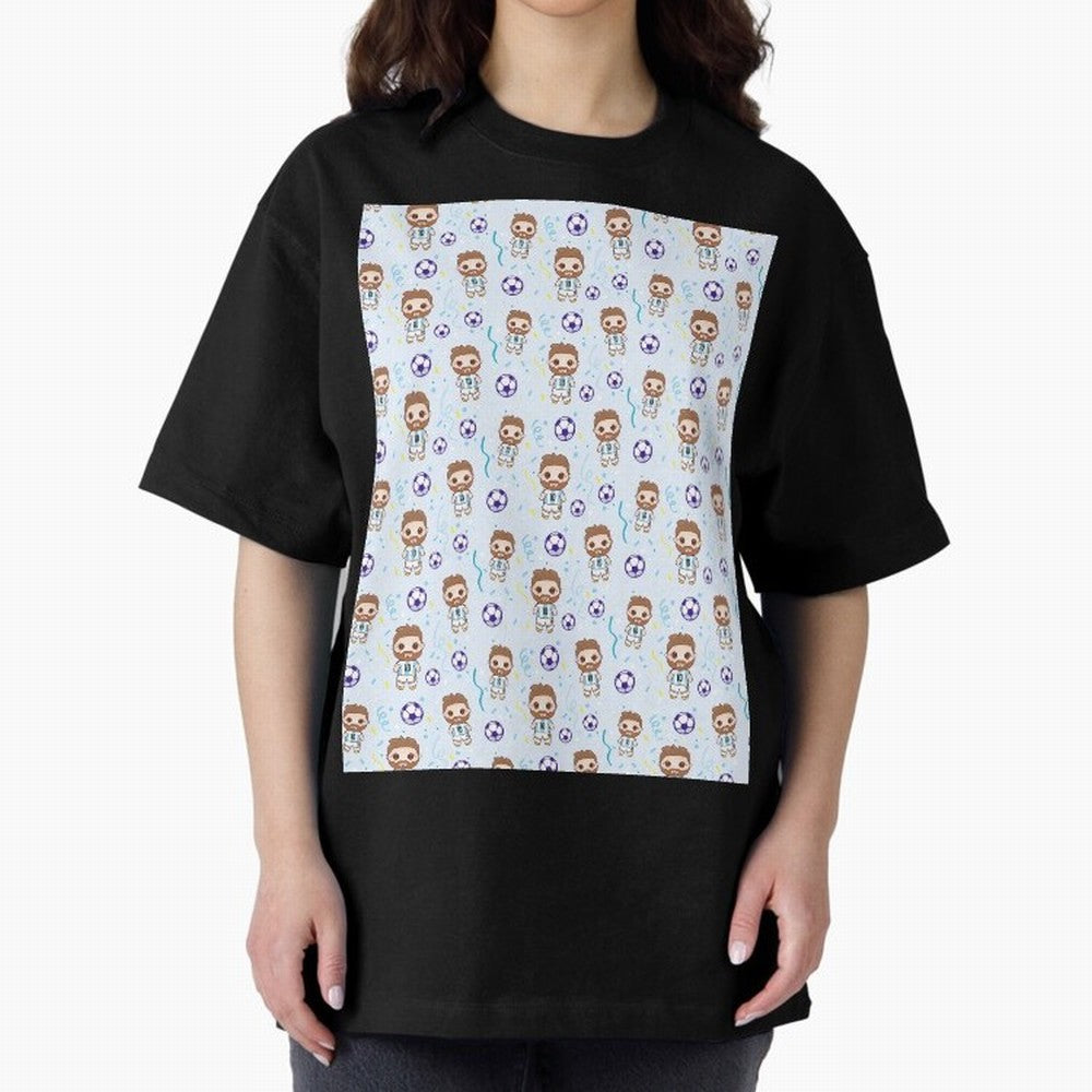 Football Player Pattern Graphic T-Shirt Relive the Noise and Pride of the FIFA World Cup 2026 Group Stage Journey through Haaland and Mbappe Highlights, Brazil, Portugal and Argentina Pride, Worldwide Fan Energy, Dramatic Goals, Stadium Lights and
