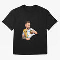 Messi drinking mate and his World Cup trophy Graphic T-Shirt Relive Legendary Nights from the FIFA World Cup 2026 Group Stage Journey through CR7 and Messi Highlights, Portugal Pride, Retro Football Energy, Iconic Rivalries, Trophy Chase Drama and