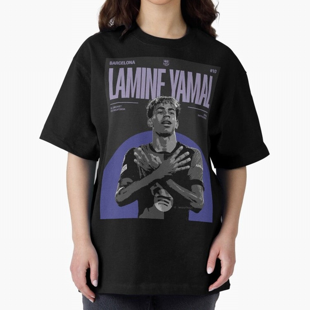 Lamine Yamal Barcelona Poster HD Premium T-Shirt Feel the Heartbeat of FIFA World Cup 2026 Group Stage for Fans of Neymar and Spain and Netherlands, Bringing Stadium Chants, National Pride, Trophy Dreams and Unforgettable Football Memories; Built