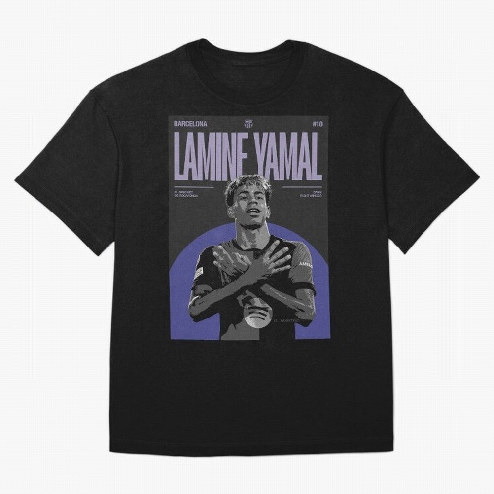 Lamine Yamal Barcelona Poster HD Premium T-Shirt Feel the Heartbeat of FIFA World Cup 2026 Group Stage for Fans of Neymar and Spain and Netherlands, Bringing Stadium Chants, National Pride, Trophy Dreams and Unforgettable Football Memories; Built