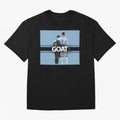 The Two Goats Messi & Ronaldo Premium T-Shirt Celebrate Football Dreams Across Global Football Passion for FIFA World Cup 2026 Group Stage, Driven by Messi, Neymar and Mbappe, Brazil, Portugal and Argentina, Goal Celebration Energy, Supporter
