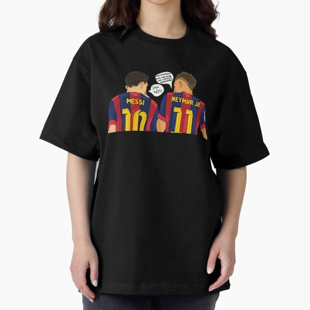 Messi Neymar fcbarcelona Classic T-Shirt Celebrate the FIFA World Cup 2026 Journey through Mbappe and Neymar Highlights, Brazil, Portugal and Argentina Pride, Match Day Excitement, Supporter Culture, Golden Goals and Global Football Passion; Built