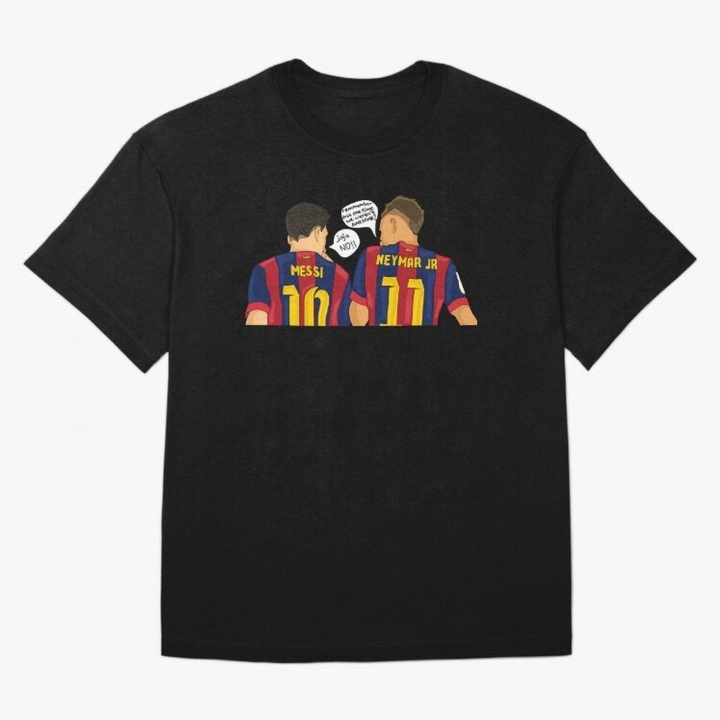 Messi Neymar fcbarcelona Classic T-Shirt Celebrate the FIFA World Cup 2026 Journey through Mbappe and Neymar Highlights, Brazil, Portugal and Argentina Pride, Match Day Excitement, Supporter Culture, Golden Goals and Global Football Passion; Built