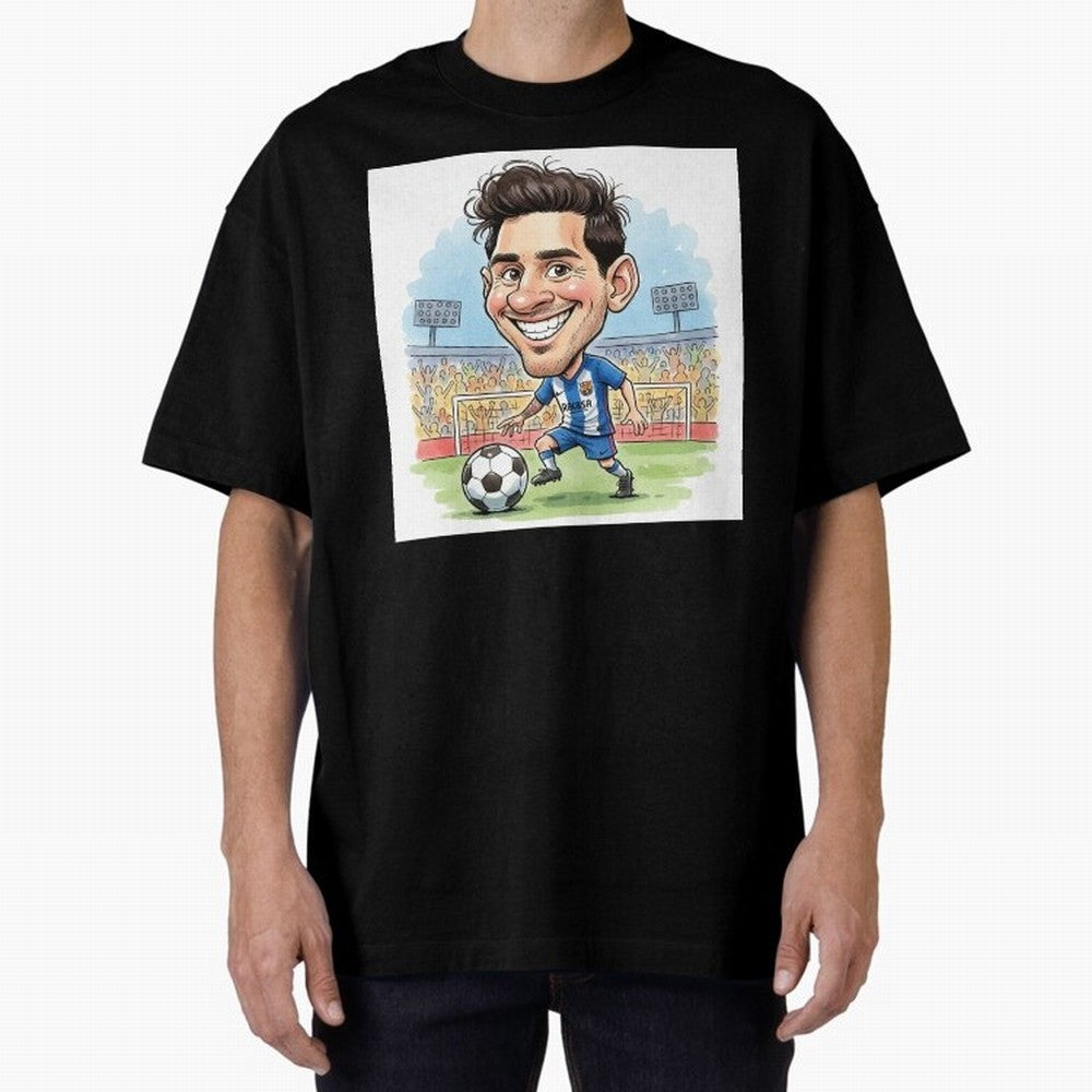 La Pulga Premium T-Shirt Stand with the FIFA World Cup 2026 Group Stage Journey through Neymar, Haaland and Cristiano Ronaldo Highlights, France and Portugal Pride, Worldwide Fan Energy, Dramatic Goals, Stadium Lights and Championship Celebrations;