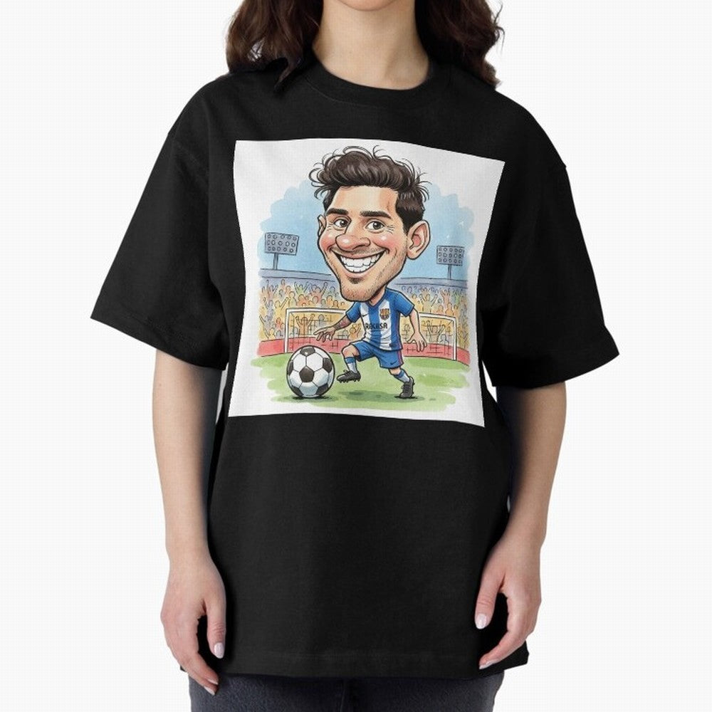 La Pulga Premium T-Shirt Stand with the FIFA World Cup 2026 Group Stage Journey through Neymar, Haaland and Cristiano Ronaldo Highlights, France and Portugal Pride, Worldwide Fan Energy, Dramatic Goals, Stadium Lights and Championship Celebrations;